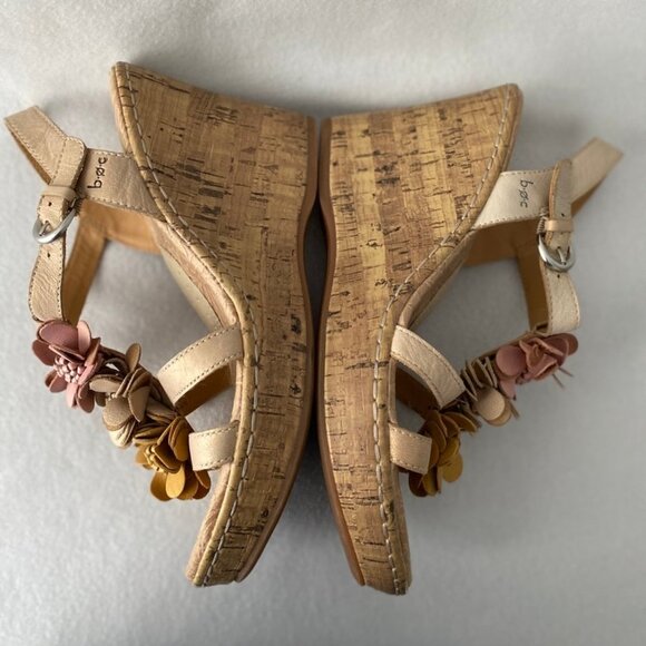 Born Concept Size 9M/W Cork Wedge Open Toe Sandals - Picture 8 of 16